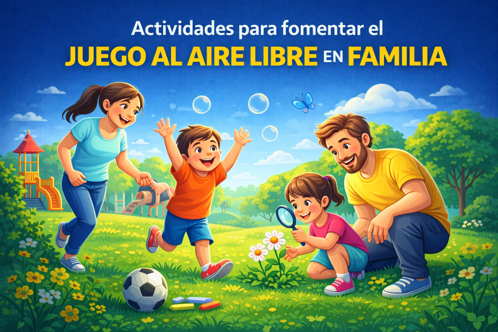 Actividades para fomentar el juego al aire libre en familia - NUPA