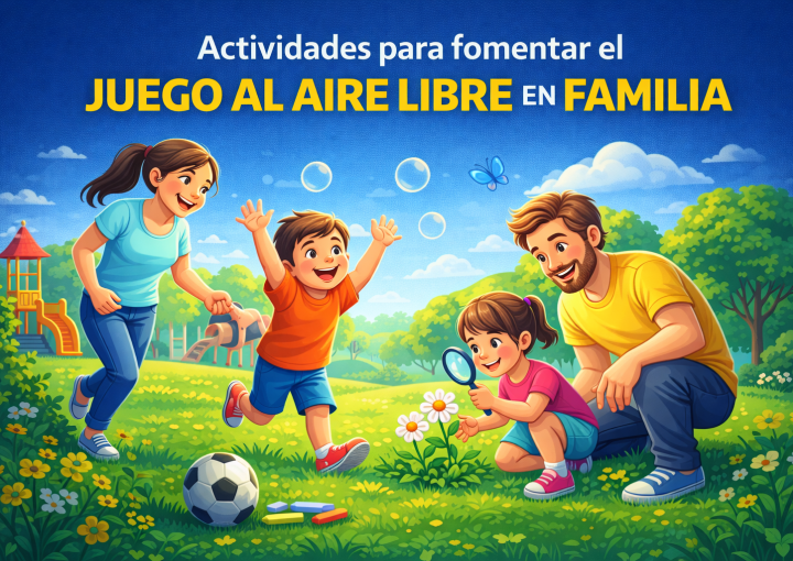 Actividades para fomentar el juego al aire libre en familia