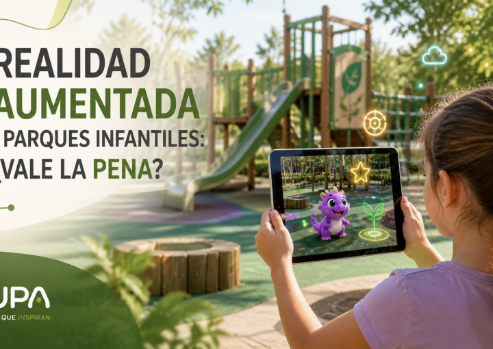 Realidad aumentada en parques infantiles