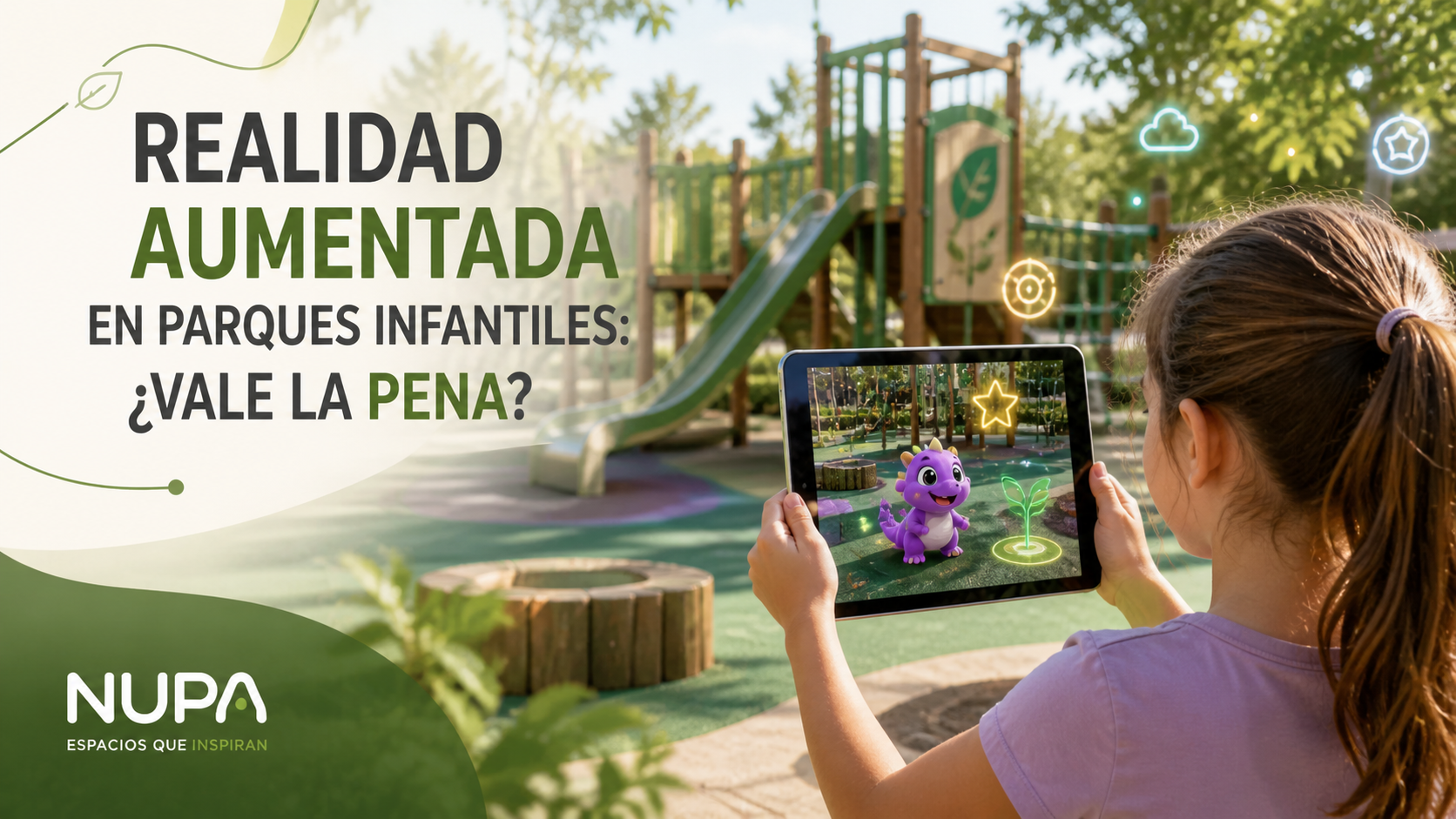 Realidad aumentada en parques infantiles